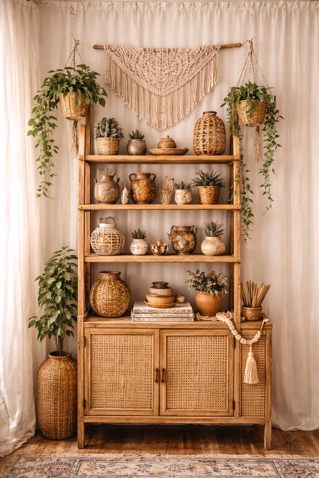 Boho-Wohnzimmer